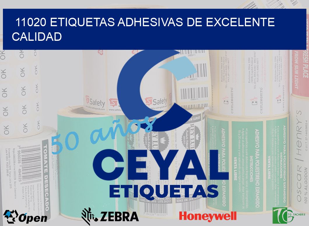 11020 ETIQUETAS ADHESIVAS DE EXCELENTE CALIDAD