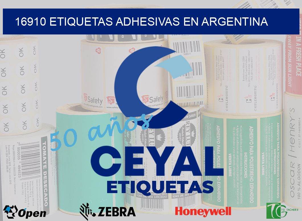 16910 ETIQUETAS ADHESIVAS EN ARGENTINA