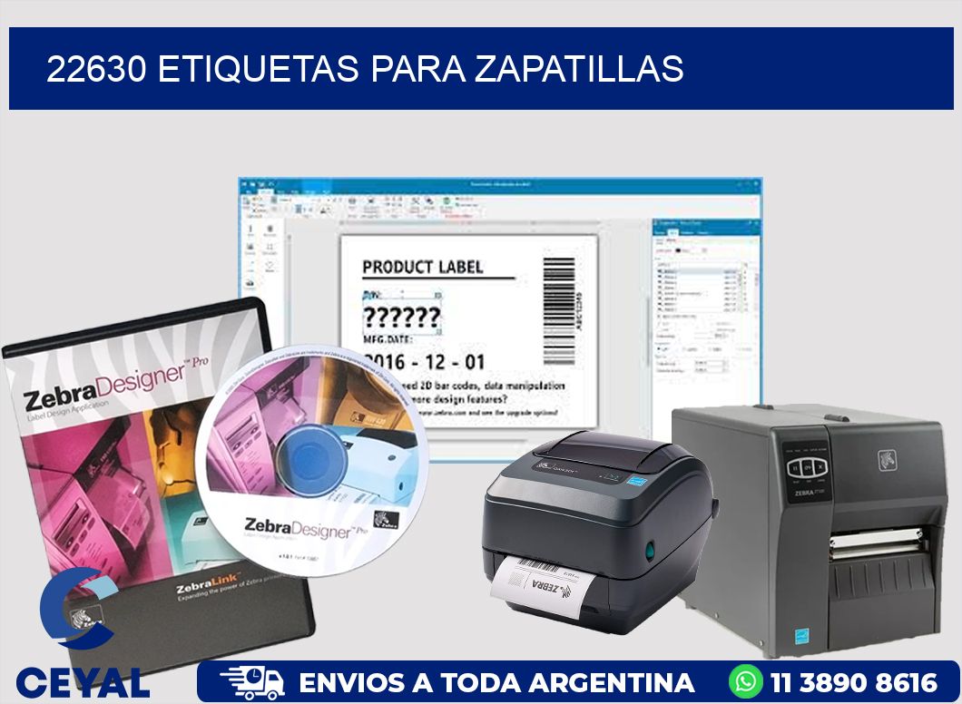 22630 ETIQUETAS PARA ZAPATILLAS