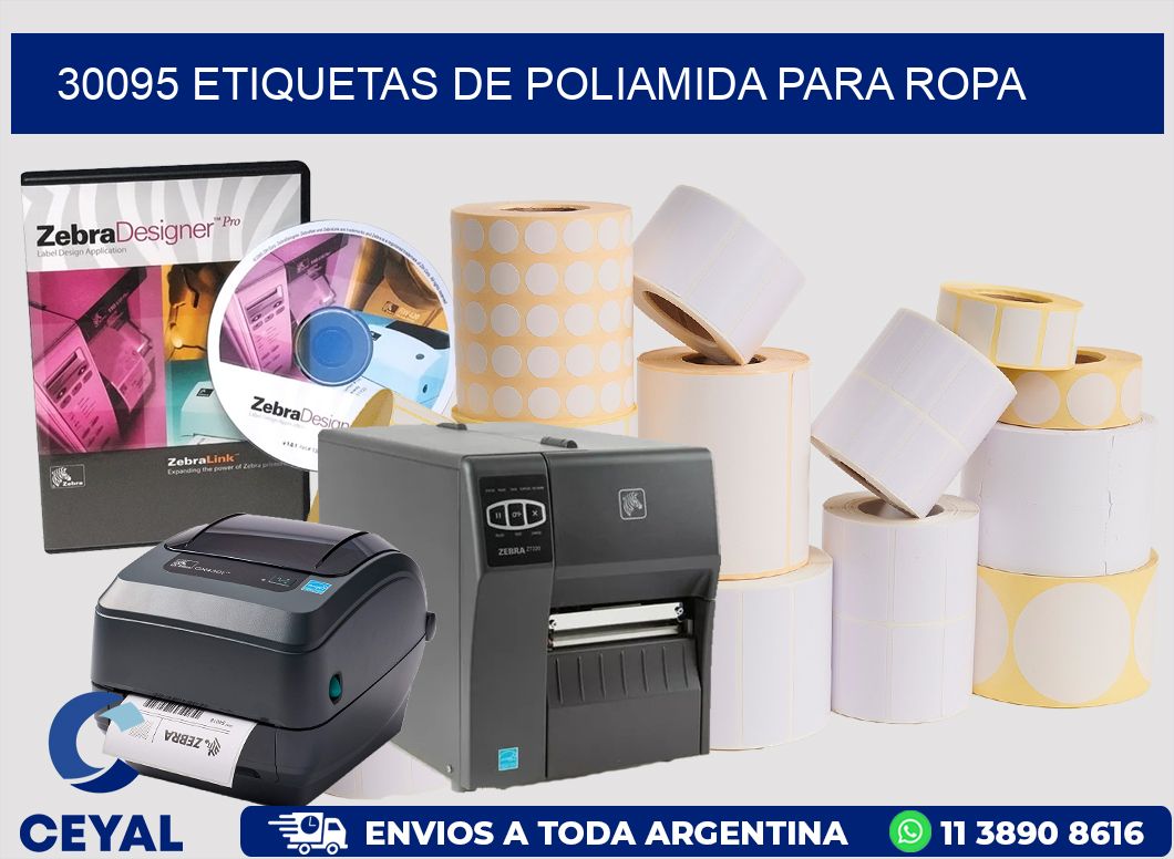 30095 ETIQUETAS DE POLIAMIDA PARA ROPA