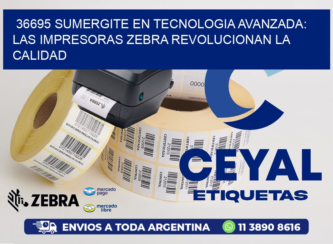36695 SUMERGITE EN TECNOLOGIA AVANZADA: LAS IMPRESORAS ZEBRA REVOLUCIONAN LA CALIDAD
