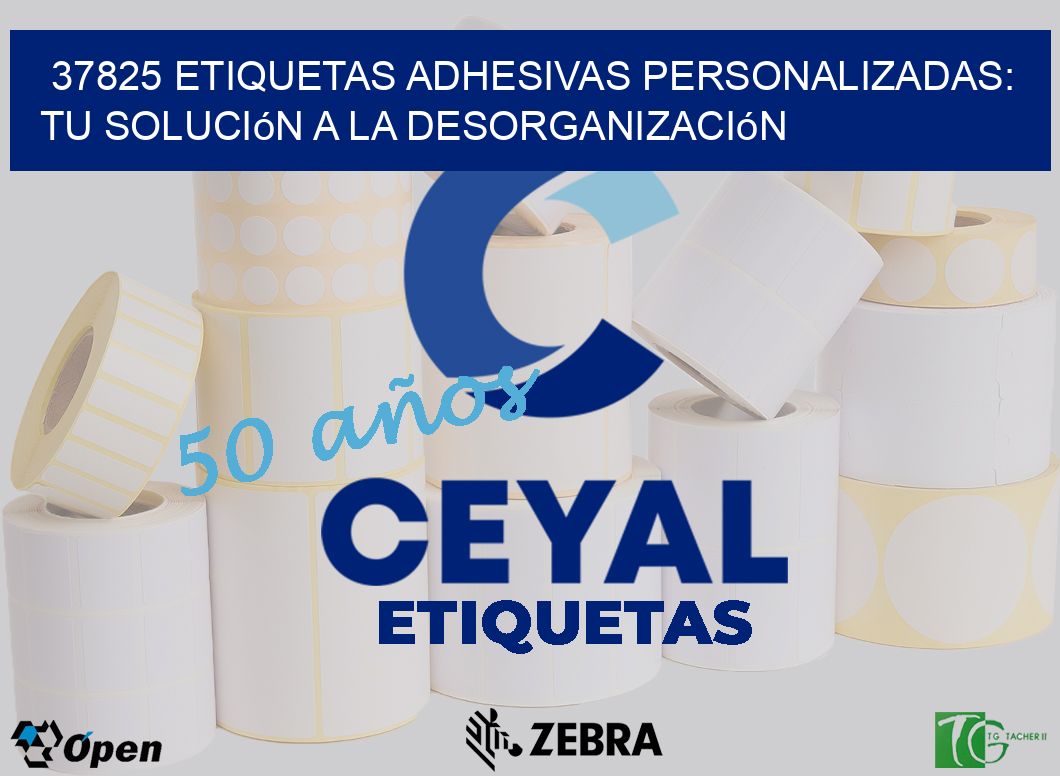 37825 Etiquetas Adhesivas Personalizadas: Tu Solución a la Desorganización