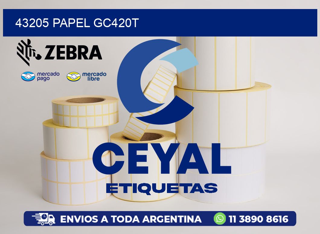 43205 PAPEL GC420T