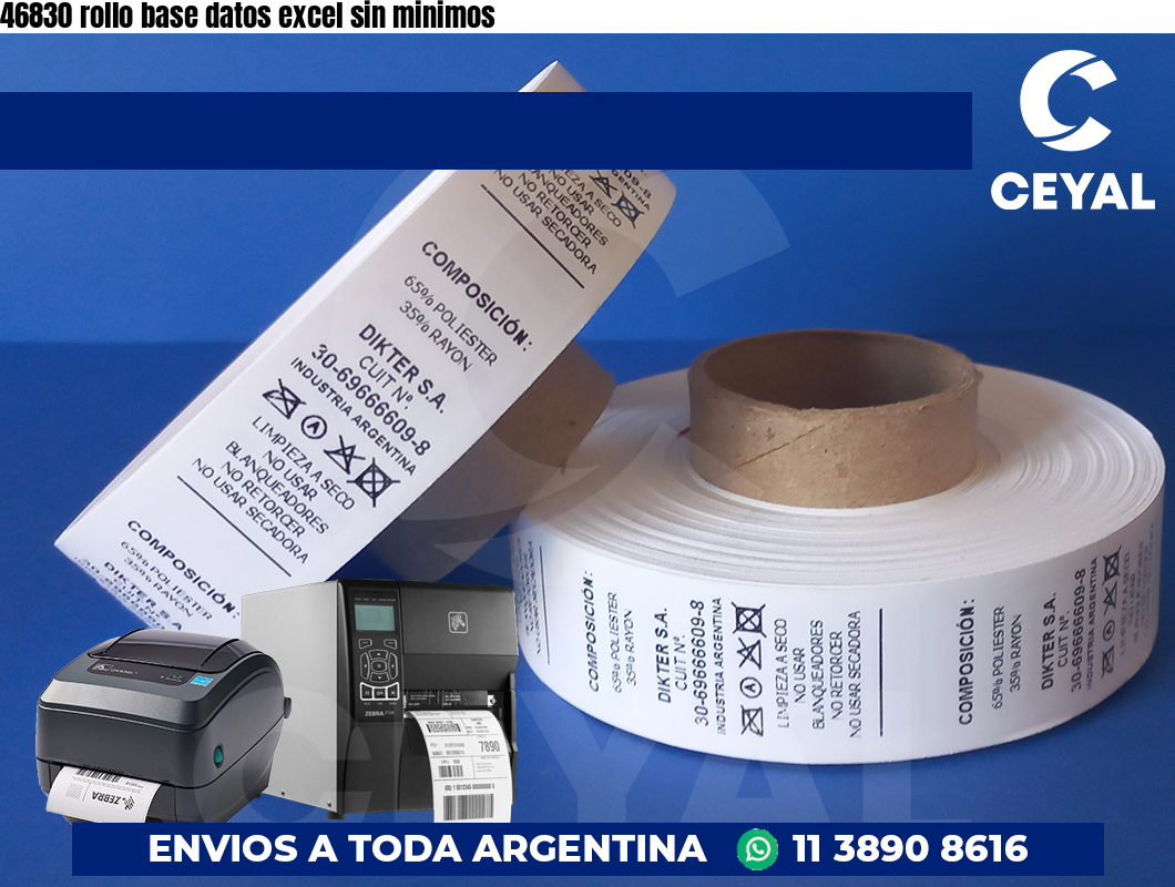 46830 rollo base datos excel sin minimos