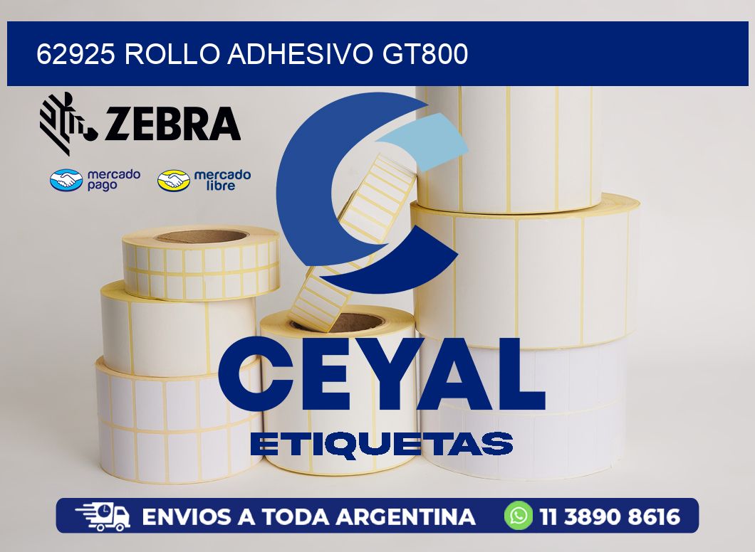 62925 ROLLO ADHESIVO GT800