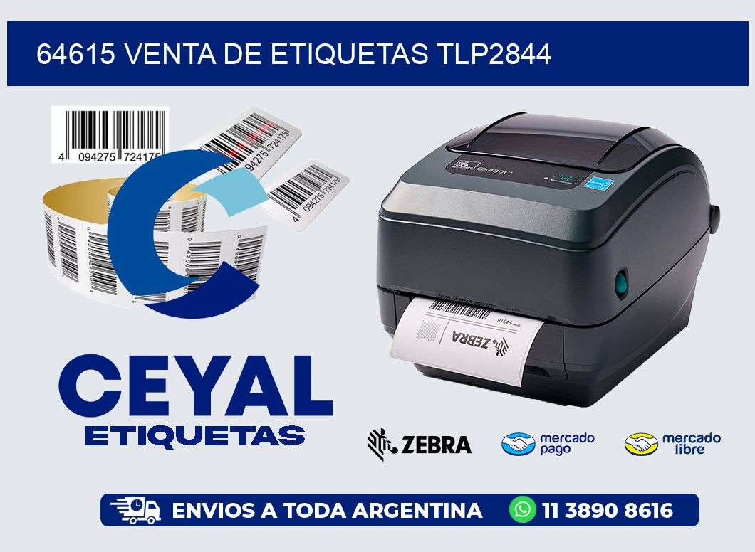 64615 VENTA DE ETIQUETAS TLP2844