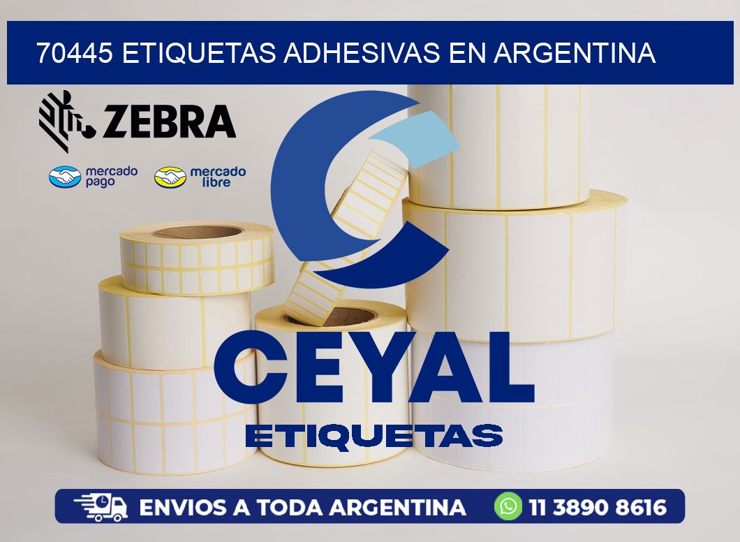 70445 ETIQUETAS ADHESIVAS EN ARGENTINA