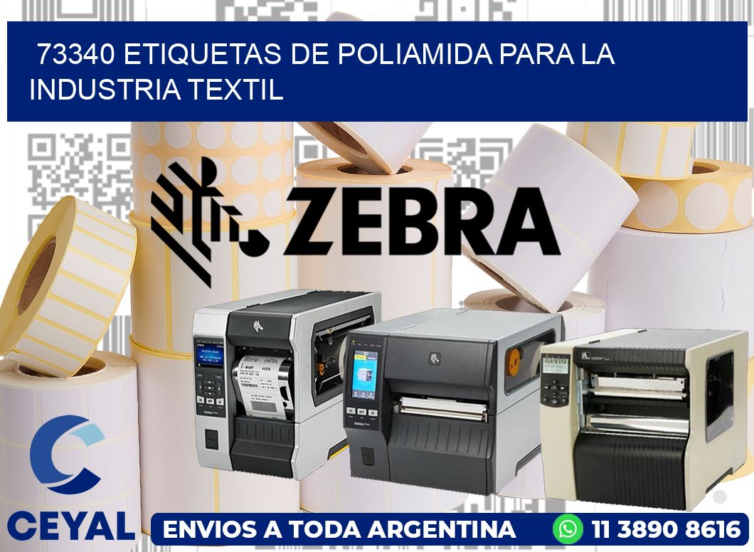 73340 ETIQUETAS DE POLIAMIDA PARA LA INDUSTRIA TEXTIL
