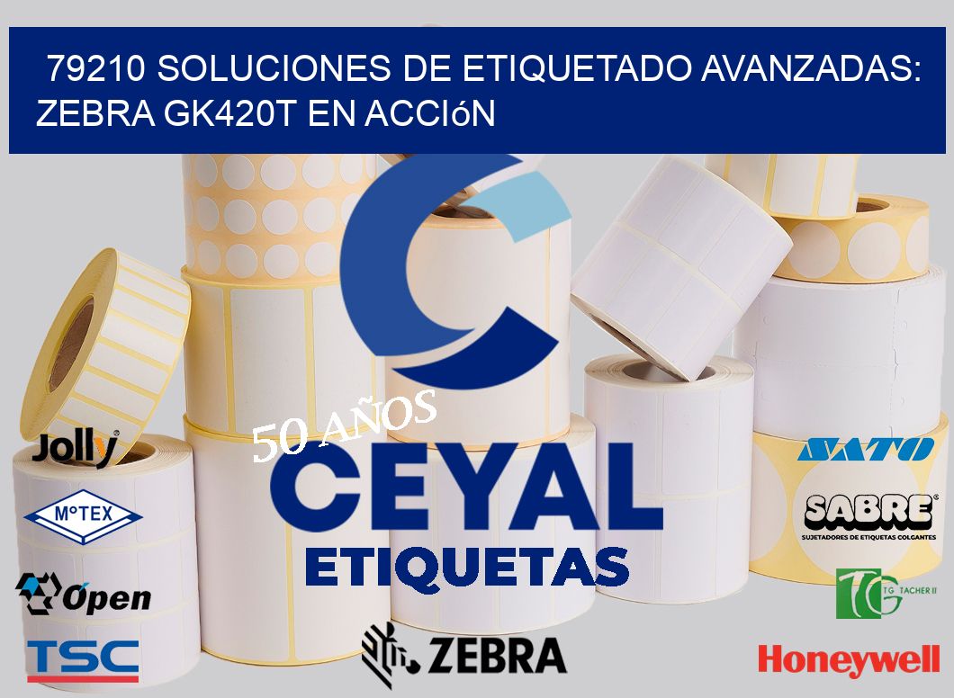 79210 Soluciones de Etiquetado Avanzadas: Zebra GK420T en Acción