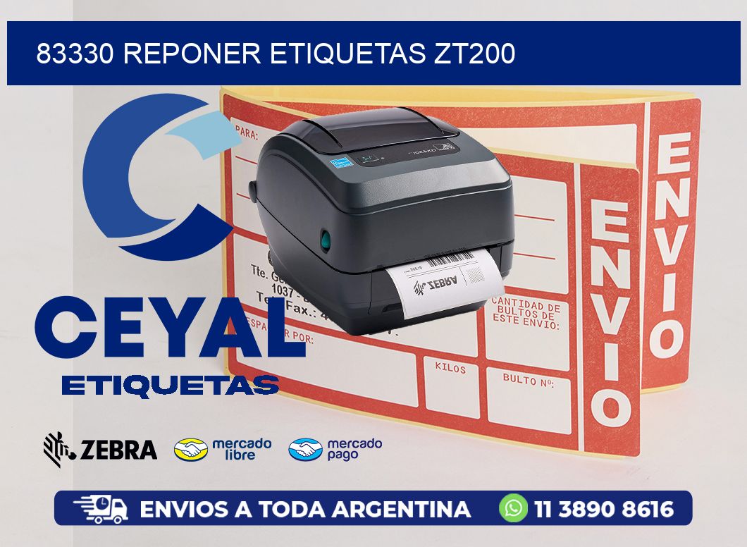 83330 REPONER ETIQUETAS ZT200