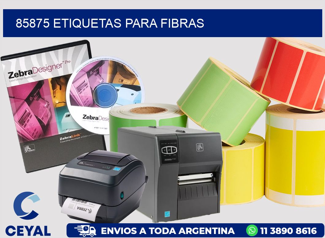 85875 ETIQUETAS PARA FIBRAS