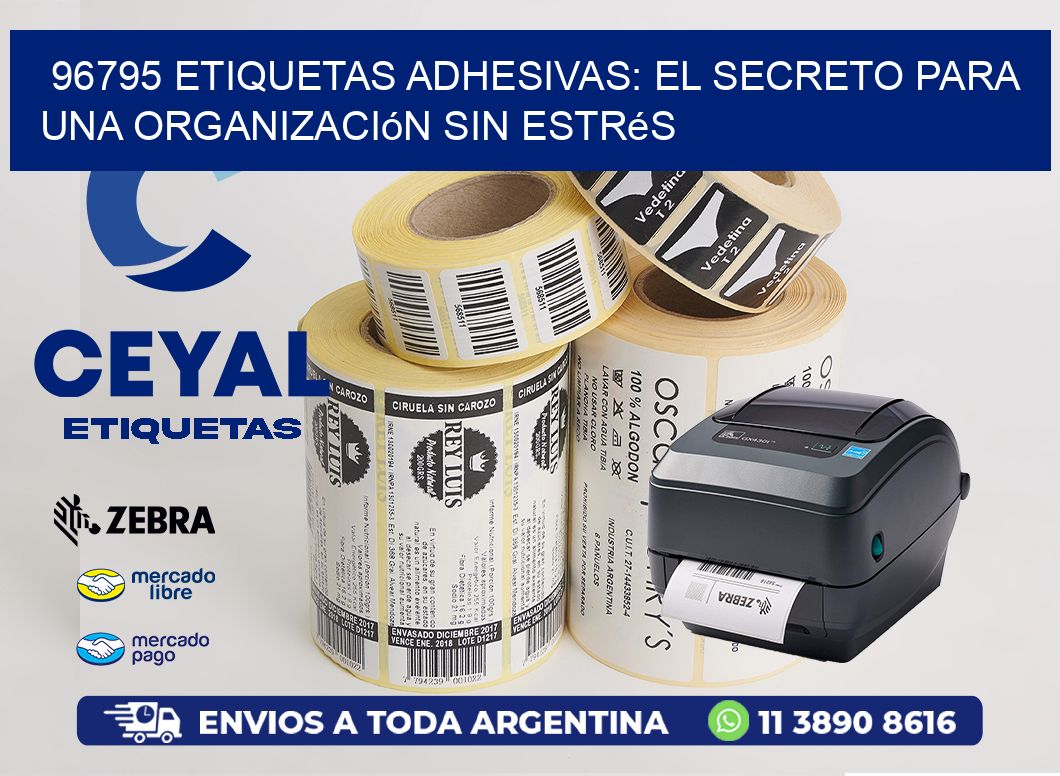 96795 Etiquetas Adhesivas: El Secreto para una Organización sin Estrés