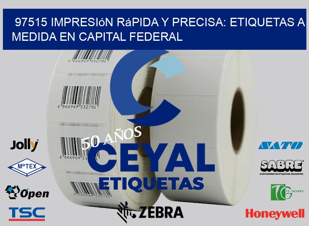 97515 Impresión Rápida y Precisa: Etiquetas a Medida en Capital Federal