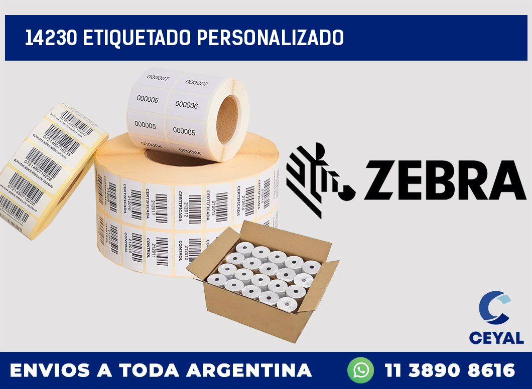 14230 ETIQUETADO PERSONALIZADO