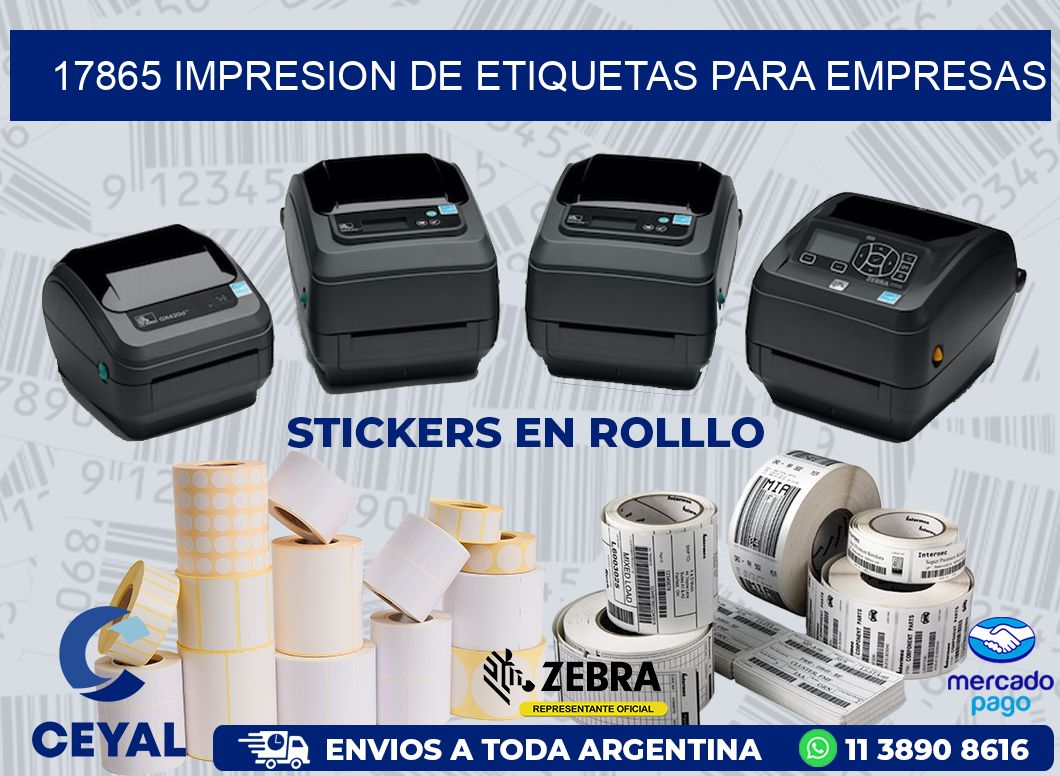 17865 IMPRESION DE ETIQUETAS PARA EMPRESAS