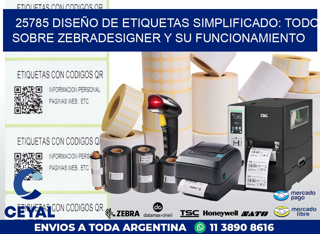 25785 DISEÑO DE ETIQUETAS SIMPLIFICADO: TODO SOBRE ZEBRADESIGNER Y SU FUNCIONAMIENTO