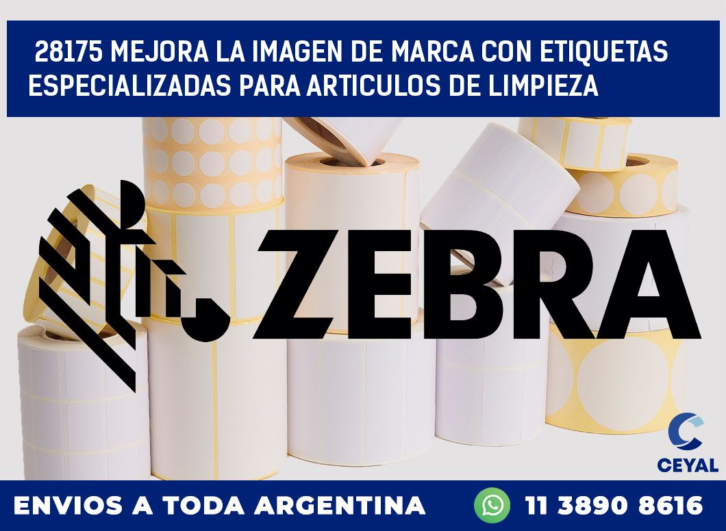 28175 MEJORA LA IMAGEN DE MARCA CON ETIQUETAS ESPECIALIZADAS PARA ARTICULOS DE LIMPIEZA
