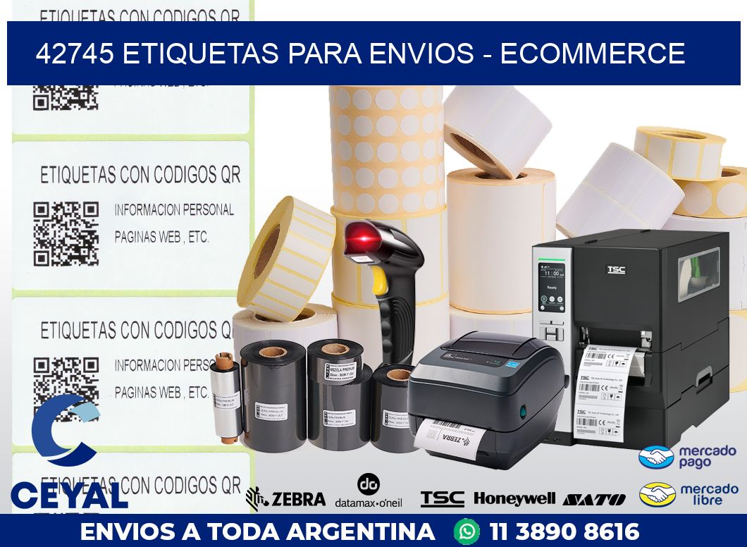 42745 ETIQUETAS PARA ENVIOS - ECOMMERCE