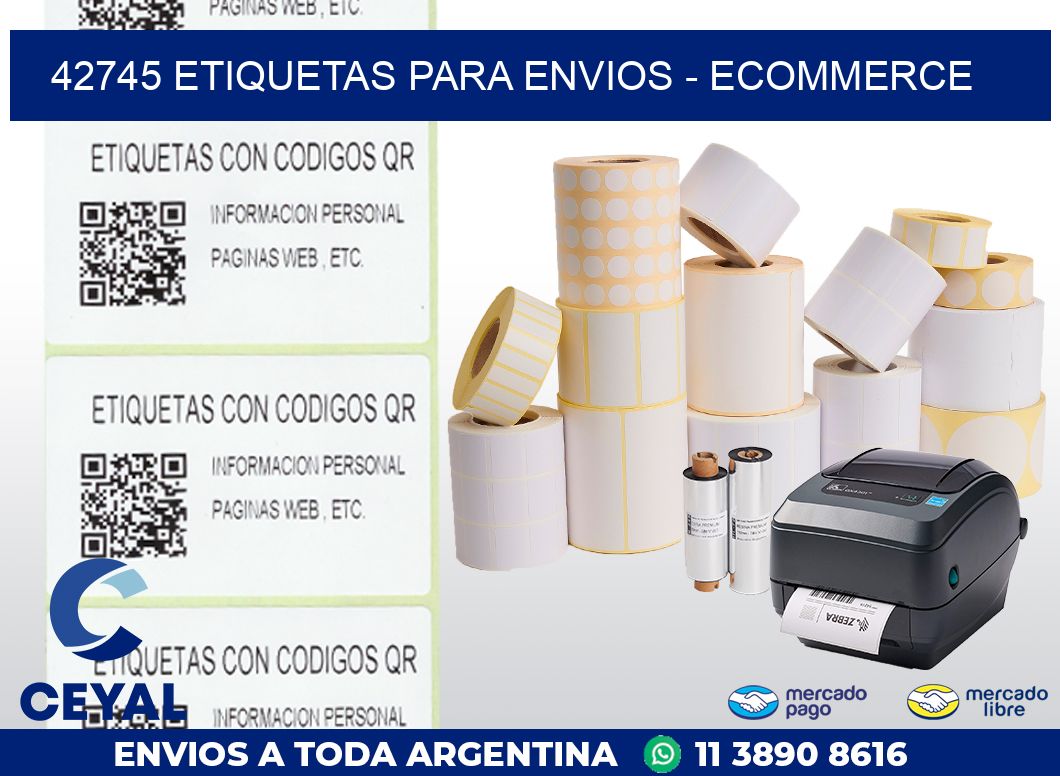 42745 ETIQUETAS PARA ENVIOS - ECOMMERCE