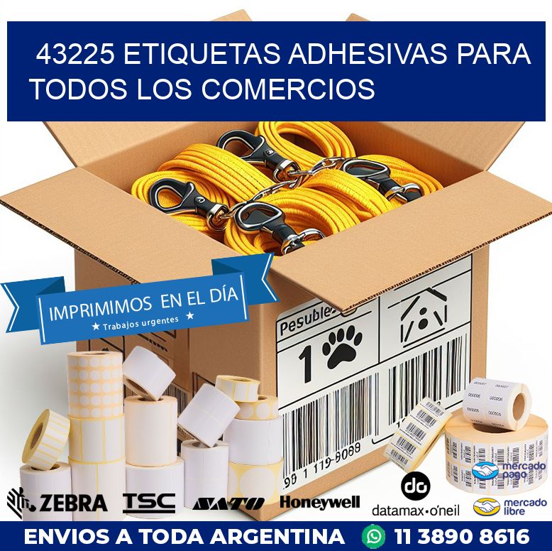43225 ETIQUETAS ADHESIVAS PARA TODOS LOS COMERCIOS