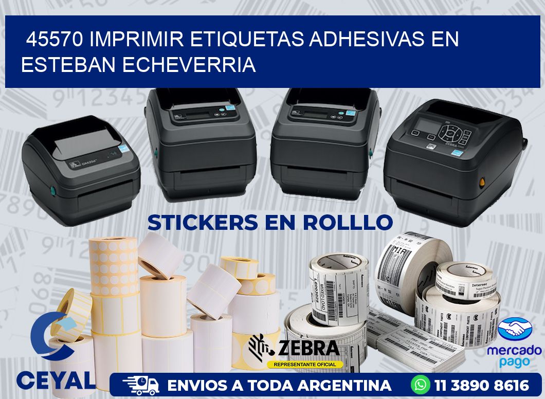 45570 IMPRIMIR ETIQUETAS ADHESIVAS EN ESTEBAN ECHEVERRIA