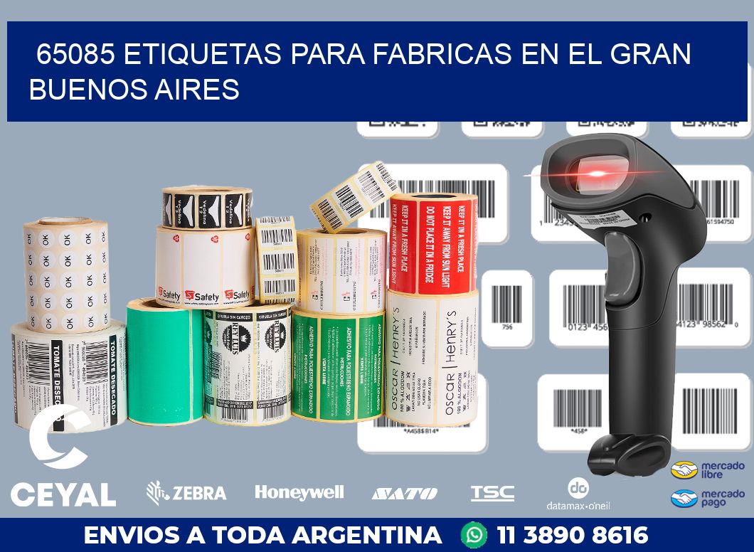 65085 ETIQUETAS PARA FABRICAS EN EL GRAN BUENOS AIRES