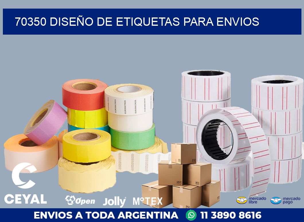 70350 DISEÑO DE ETIQUETAS PARA ENVIOS