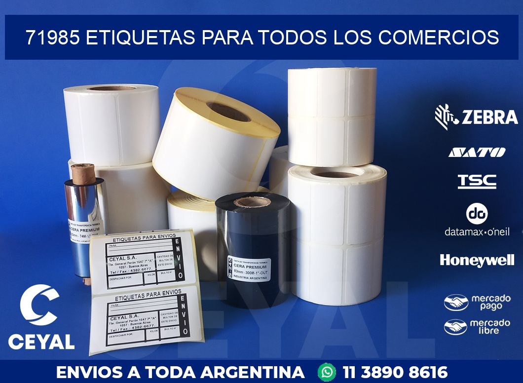 71985 ETIQUETAS PARA TODOS LOS COMERCIOS