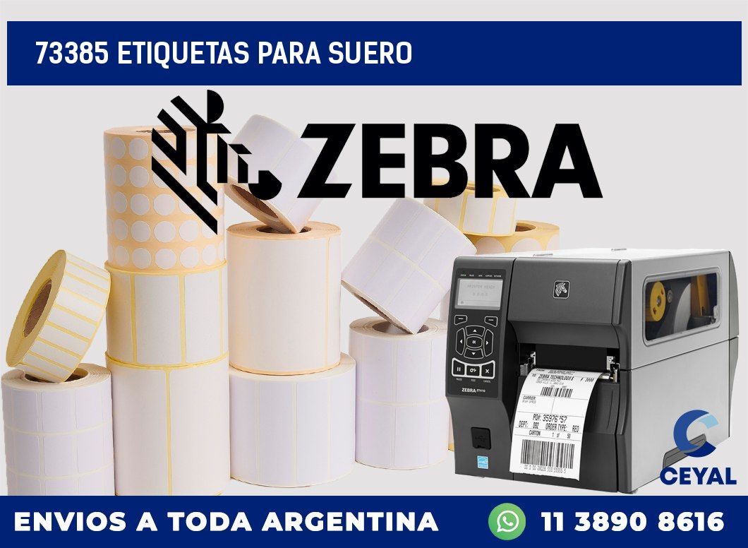 73385 ETIQUETAS PARA SUERO