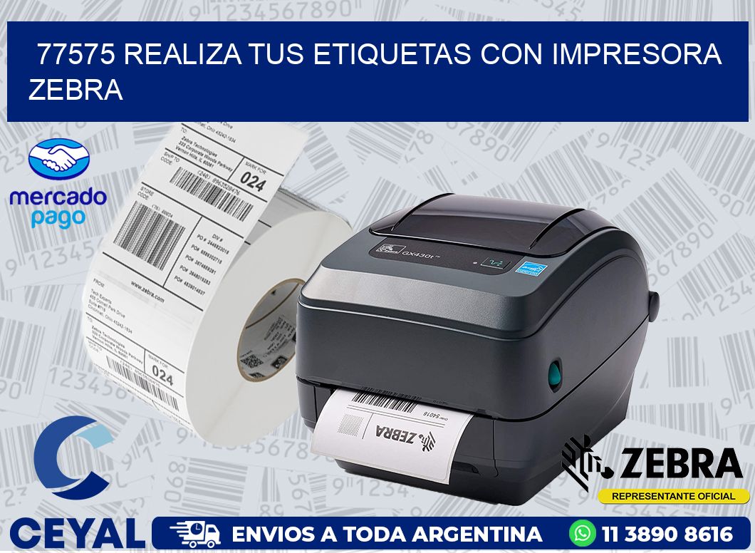 77575 REALIZA TUS ETIQUETAS CON IMPRESORA ZEBRA