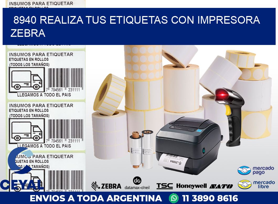 8940 REALIZA TUS ETIQUETAS CON IMPRESORA ZEBRA