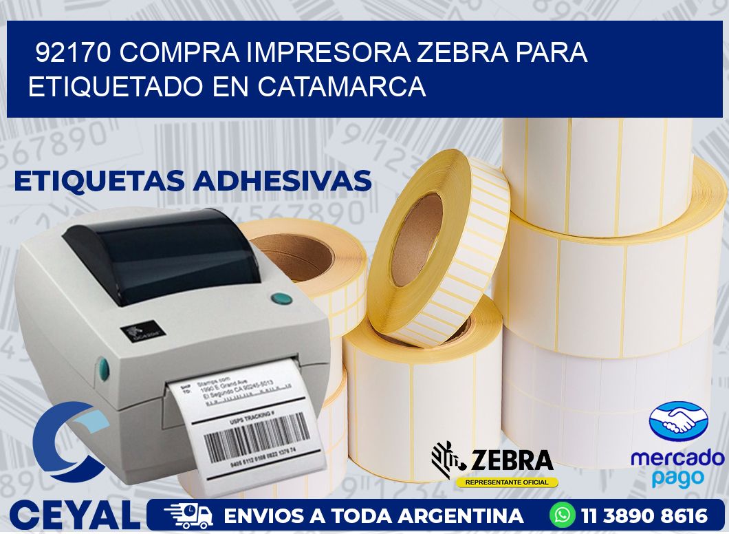 92170 COMPRA IMPRESORA ZEBRA PARA ETIQUETADO EN CATAMARCA
