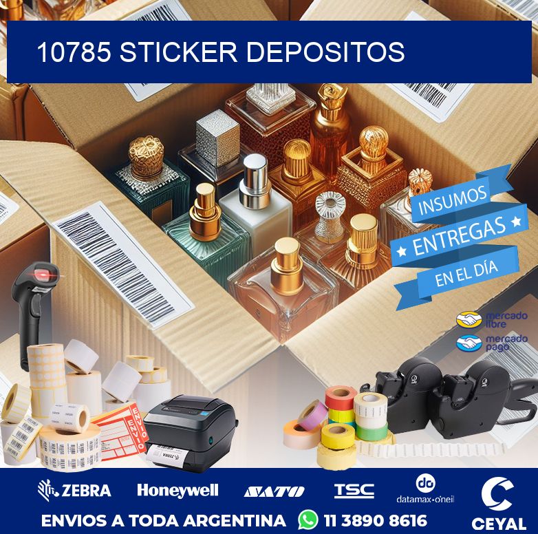 10785 STICKER DEPOSITOS