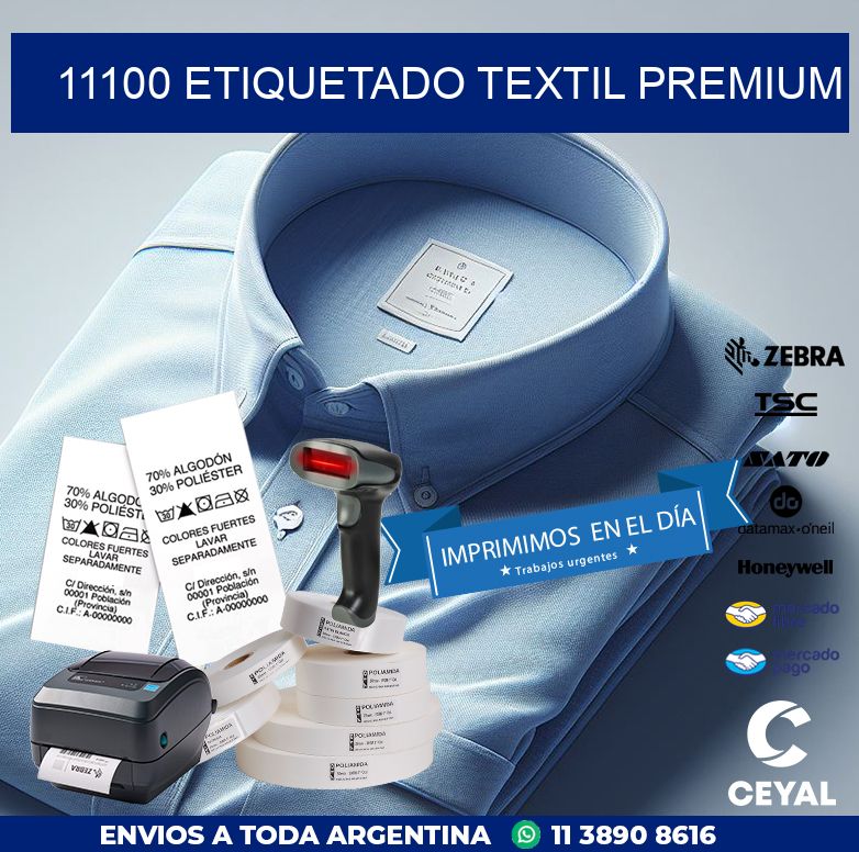 11100 ETIQUETADO TEXTIL PREMIUM