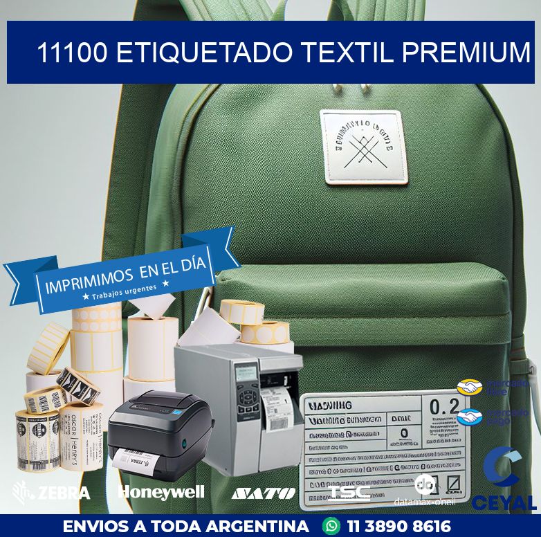 11100 ETIQUETADO TEXTIL PREMIUM