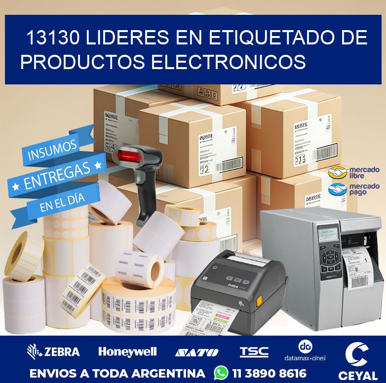 13130 LIDERES EN ETIQUETADO DE PRODUCTOS ELECTRONICOS