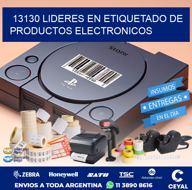 13130 LIDERES EN ETIQUETADO DE PRODUCTOS ELECTRONICOS
