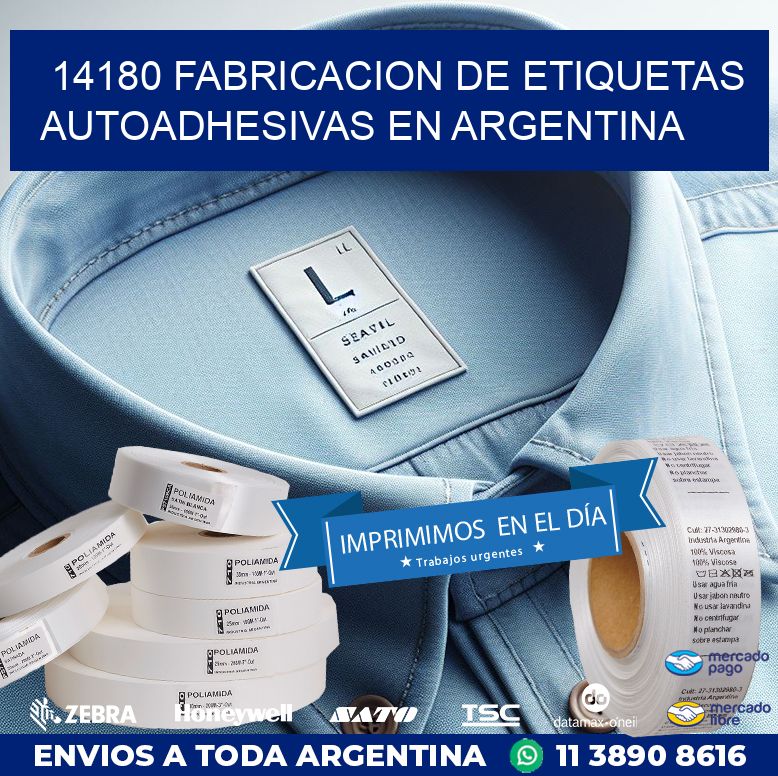14180 FABRICACION DE ETIQUETAS AUTOADHESIVAS EN ARGENTINA