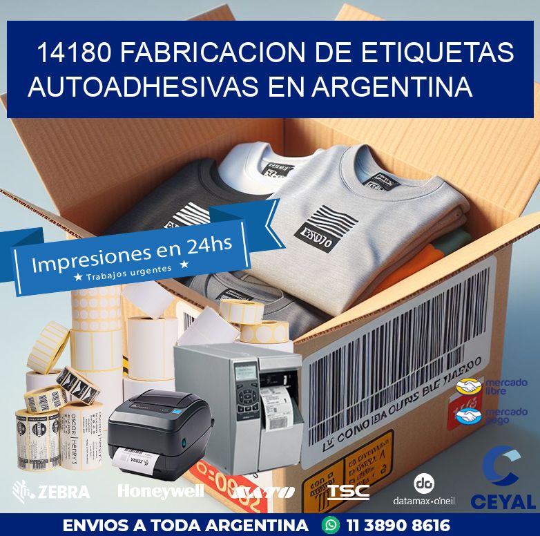 14180 FABRICACION DE ETIQUETAS AUTOADHESIVAS EN ARGENTINA