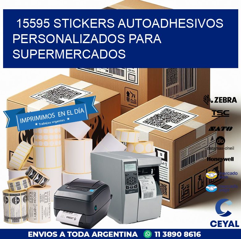 15595 STICKERS AUTOADHESIVOS PERSONALIZADOS PARA SUPERMERCADOS