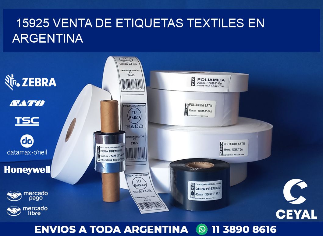 15925 VENTA DE ETIQUETAS TEXTILES EN ARGENTINA
