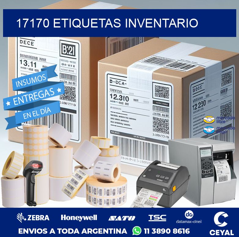 17170 ETIQUETAS INVENTARIO
