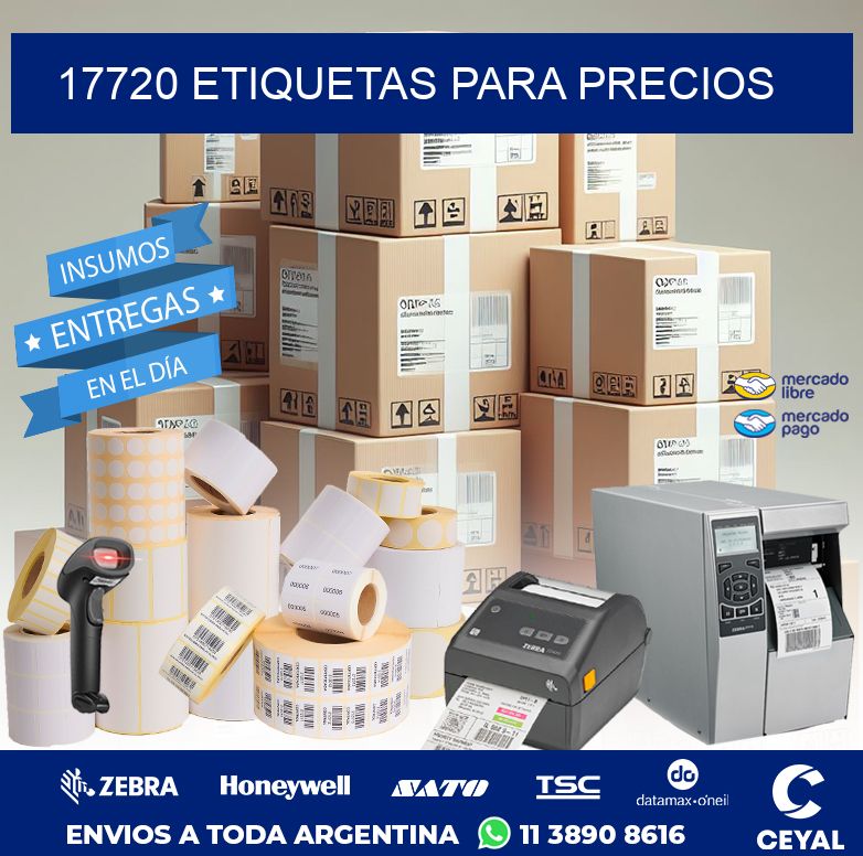17720 ETIQUETAS PARA PRECIOS