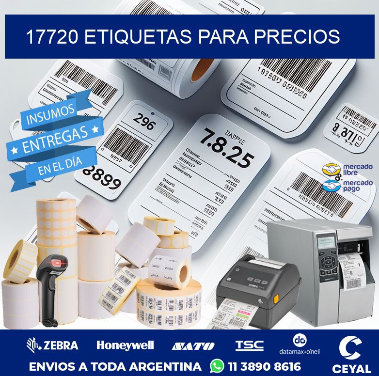 17720 ETIQUETAS PARA PRECIOS