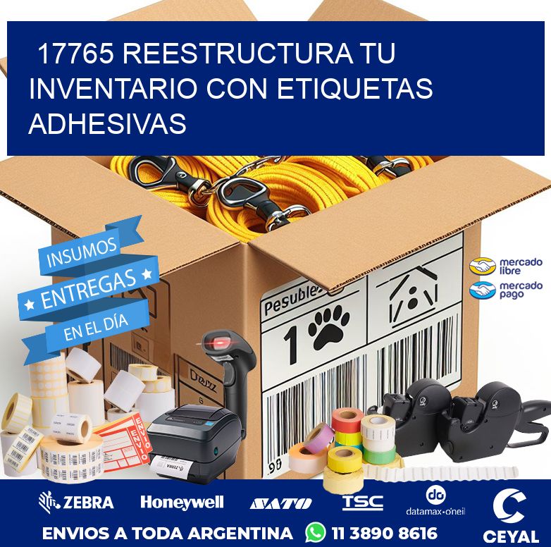 17765 REESTRUCTURA TU INVENTARIO CON ETIQUETAS ADHESIVAS