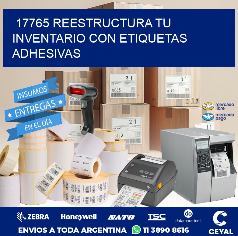 17765 REESTRUCTURA TU INVENTARIO CON ETIQUETAS ADHESIVAS