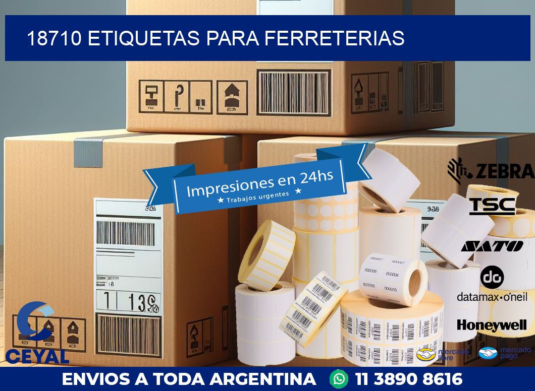18710 ETIQUETAS PARA FERRETERIAS