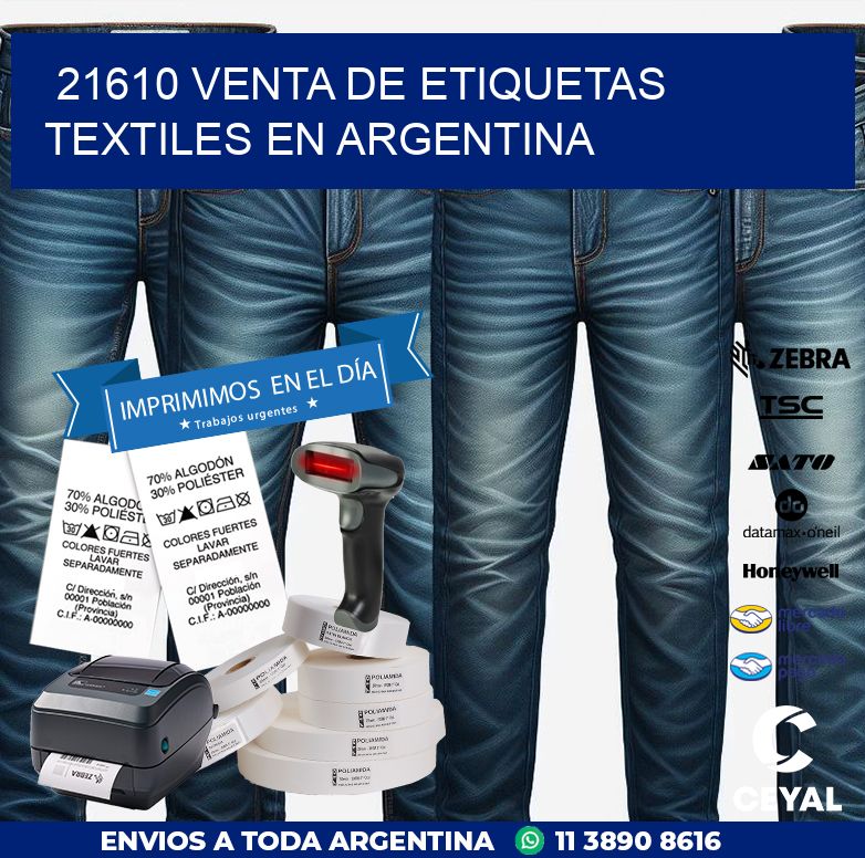 21610 VENTA DE ETIQUETAS TEXTILES EN ARGENTINA