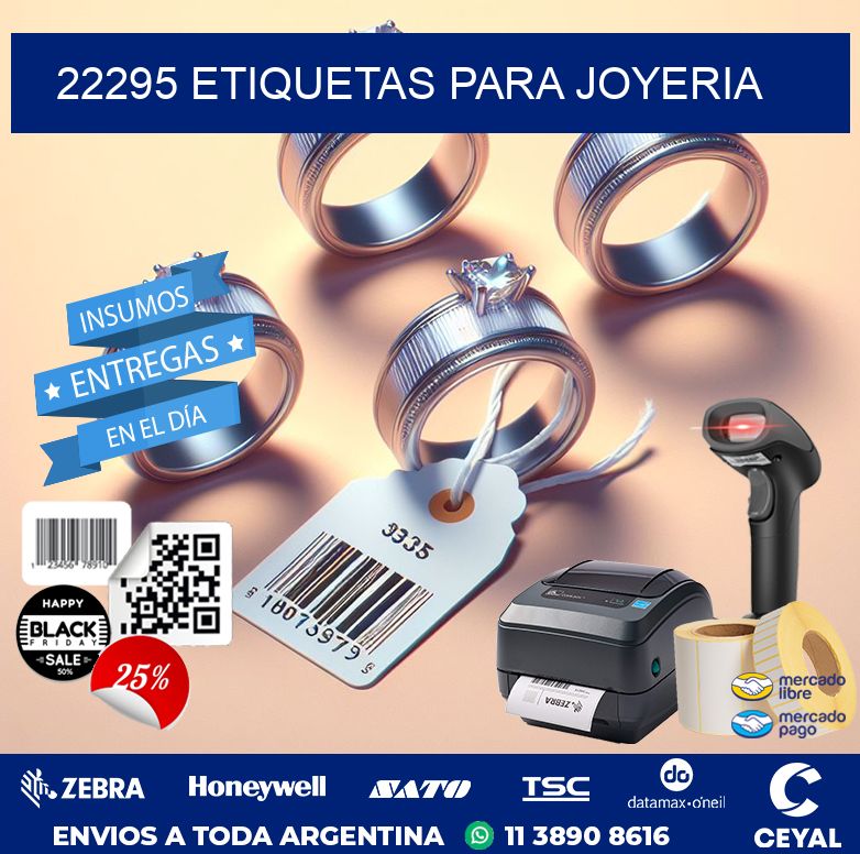 22295 ETIQUETAS PARA JOYERIA