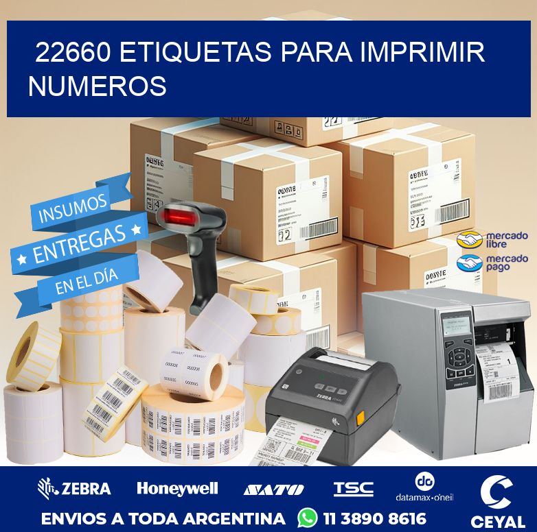 22660 ETIQUETAS PARA IMPRIMIR NUMEROS